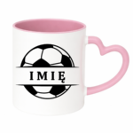 Kubek z dowolnym imieniem "Piłka"