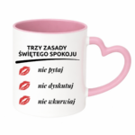 Kubek "Trzy zasady świętego spokoju"