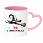 Kubek z dowolnym imieniem "Z zawodu wiedźma"