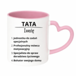 Kubek z dowolnym imieniem "Tata"