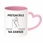 Kubek z dowolnymi imionami "Przyjaciele na zawsze"