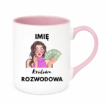 Kubek z dowolnym imieniem "Królowa rozwodowa"
