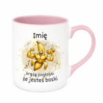Kubek z dowolnym imieniem "Chodzą pogłoski, że jesteś boski"