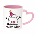 Kubek z dowolnym imieniem "Najlepszego stara ruro"