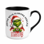 Kubek z dowolnym imieniem "Jesteś moją ulubioną debilką"