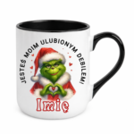 Kubek z dowolnym imieniem "Jesteś moim ulubionym debilem"