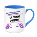 Kubek z dowolnymi imionami "Kiedy dwie żmije się spotykają"