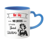 Kubek z dowolnym imieniem "Nie jesteś stara jesteś retro"
