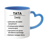 Kubek z dowolnym imieniem "Tata"