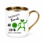 Kubek z dowolnym imieniem, wiekiem, rokiem "Żajebisty facet"