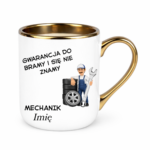 Kubek z dowolnym imieniem "Mechanik"