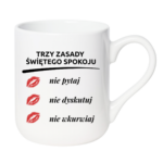 Kubek "Trzy zasady świętego spokoju"