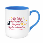 Kubek "Nie lubię być wredna, ale jakoś trzeba sobie radzić"