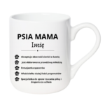 Kubek z dowolnym imieniem "Psia mama"