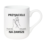 Kubek z dowolnymi imionami "Przyjaciele na zawsze"