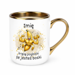 Kubek z dowolnym imieniem "Chodzą pogłoski, że jesteś boski"