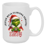 Kubek z dowolnym imieniem "Jesteś moją ulubioną debilką"