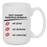 Kubek "Trzy zasady świętego spokoju"