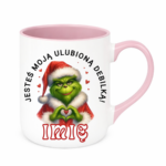 Kubek z dowolnym imieniem "Jesteś moją ulubioną debilką"