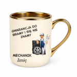 Kubek z dowolnym imieniem "Mechanik"