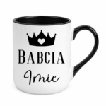 Kubek z dowolnym imieniem "Babcia"