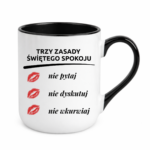 Kubek "Trzy zasady świętego spokoju"
