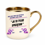 Kubek z dowolnymi imionami "Kiedy dwie żmije się spotykają"