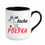 Kubek "Jak kocha to połyka"