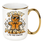 Kubek z dowolnym imieniem "Stary piernik...to też ciacho"