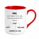 Kubek z dowolnym imieniem "Kobieta"