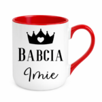 Kubek z dowolnym imieniem "Babcia"