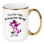 Kubek z dowolnym imieniem "Chcę być miła"
