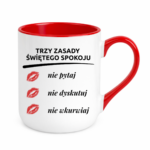 Kubek "Trzy zasady świętego spokoju"