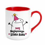 Kubek z dowolnym imieniem "Najlepszego stara ruro"