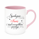 Kubek z dowolnym imieniem "Nad wszystkim panuje"