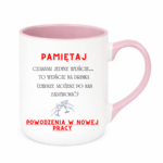 Kubek "Powodzenia w nowej pracy"