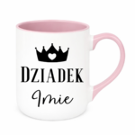 Kubek z dowolnym imieniem "Dziadek"