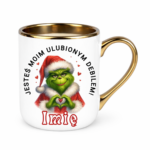 Kubek z dowolnym imieniem "Jesteś moim ulubionym debilem"