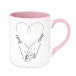 Kubek z dowolnymi imionami "Serce"
