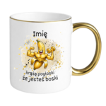 Kubek z dowolnym imieniem "Chodzą pogłoski, że jesteś boski"
