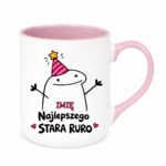 Kubek z dowolnym imieniem "Najlepszego stara ruro"