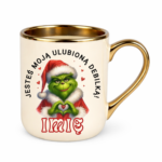 Kubek z dowolnym imieniem "Jesteś moją ulubioną debilką"