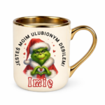 Kubek z dowolnym imieniem "Jesteś moim ulubionym debilem"