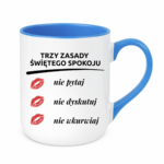 Kubek "Trzy zasady świętego spokoju"