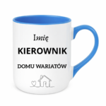 Kubek z dowolnym imieniem "Kierownik domu wariatów"