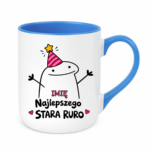 Kubek z dowolnym imieniem "Najlepszego stara ruro"