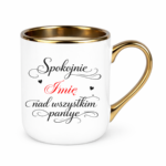 Kubek z dowolnym imieniem "Nad wszystkim panuje"