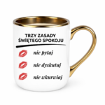 Kubek "Trzy zasady świętego spokoju"