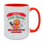 Kubek z dowolnym imieniem "Stary piernik"