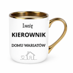 Kubek z dowolnym imieniem "Kierownik domu wariatów"